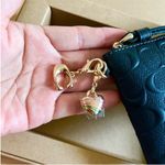 Coach CF358 Boxed Corner Zip Wristlet In Signature Leather Debossed Photo 1