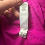 Athleta Hot Pink Long Sleeve Running Shirt Laser Cut Back Size Large. Photo 4