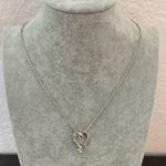Silver Heart You Hold My Heart Forever Necklace Photo 1