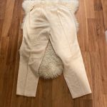 St. John  Knitwear Pleated Santana Knit Pants Cream EUC Sz 8 Stretchy Classic Photo 2