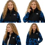 The North Face Women’s Medium Denali Fleece Jacket Blue Camo/Black F271 Photo 7