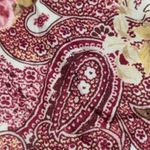 Moa Moa Floral Paisley Mesh Top Womens Large Roses Y2K 90s Romantic Vintage Photo 4