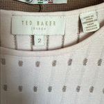Ted Baker  Relio Light Pink Knit Dress Small Scallop Photo 4