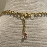 Handmade Pink and gold charm choker necklace Photo 4