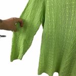 Ralph Lauren Lauren Linen V Neck Green Sweater Size Large Photo 4