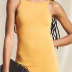 Abercrombie & Fitch Cowl Neck Mustard Yellow Orange Bodycon Dress M Photo 0