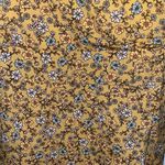 No Boundaries  Hi-Low Sundress Ditsy Floral Print Dress Gold Juniors XXL 19 Photo 5