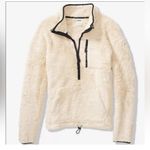 PINK - Victoria's Secret  Cream / Black
Large Teddy Half Zip Sherpa Pullover‎ Photo 1