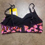 Diane Von Furstenberg NWT  4-Way Cotton Stretch Bralette Womens Large Photo 1