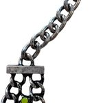 BaubleBar Chunky Statement Y2K Necklace Silver Green White Turquoise  Photo 6