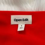 Open Edit NWT Ruched Square Neck Top in Red Alert Photo 11