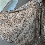 Reformation  Jaz Snake Print Wrap Midi Long Sleeve Dress Size M $248 Photo 9