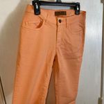 Gold Case women's size 25 mid rise lightweight salmon stretch skinny jeans 25x31 Orange Photo 1