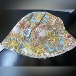 Disney Walt World Vault Adult Bucket Hat 50th Anniversary Park Map Photo 3