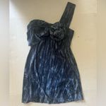 Urban Outfitters NWOT  Dahlia Rosette Velvet Mini Dress size L Photo 4