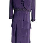 Alex Evenings NEW  Size 10 Dress 2 Piece Set Wedding Cocktail Party Evening Photo 0