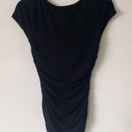 The Limited Black Ruched Bodycon Dress Photo 1
