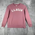 LL‎ Bean 1912 Sweatshirt Womens S Crewneck Washed Orchid Collegiate Logo Casual Pink Photo 1