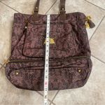 Juicy Couture JUICY COUTURE WEEKEND WARRIOR NYLON TOTE Shoulder NATURAL SNAKE READ!!! Photo 9