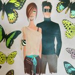 Jordi Labanda Pink European Butterfly Tote Bag Photo 1