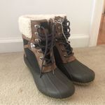 Tommy Hilfiger NWOT Womens Rian Faux Leather Ankle Rain Boots Size 10 Photo 3