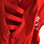 PINK - Victoria's Secret Victoria’s Secret PINK "Very Independent" Patriotic Bodysuit Red Medium Photo 5