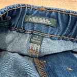 Wild Fable Women's Dark Wash Cargo Utility Midi Denim Shorts - Size 8 - NWT Photo 5