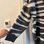 Michael Stars  Nell Cardigan Size 2X Charcoal White NWOT Photo 3