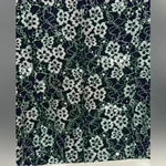 Alex Evenings 3/4 Sleeve Embroidered Blouse Black Silver Sequins Size Medium Photo 9