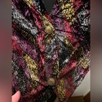 Vintage Trimmings 80’s mixed color‎ velvet style vest sz 4 Pink Photo 3