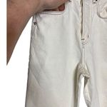 Veronica Beard Jeans 28 Whitewash High Waist Crop Straight Leg Button Fly Denim Photo 1