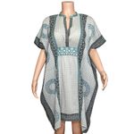EMERSON FRY Short Caftan, Cerulean Organic, OS Blue Size undefined Photo 5