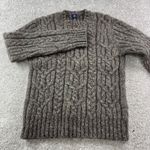 Gap VTG 03 Cable Knit Size M Sweater Lambswool Brown Marled Casual Chunky Casual Photo 1