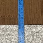 Hugo Boss  Shirt Womens Medium Top Ribbed Brown Stretch Career Minimalist Photo 9