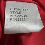 Tadashi Shoji  Flame Queen‎ Anne Neckline Open Back Corded Lace Tulle Dress Red 6 Photo 12