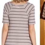 Billabong Hide Away Stone Gray Black Stripe Dress $49.95 EUC XS Style# JD01SBHI Photo 3