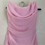 House Of CB  Adrienne Pink Quartz Strapless Gown  Size S A-C cup NWOT Photo 10