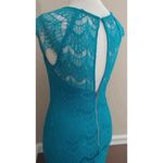NEW Soieblu ModCloth Turquoise Blue Lace Asymmetric Hem Dress Small Photo 5