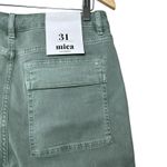 Mica Denim Women's 31 Sap Green Cargo Utility Cropped Straight Pants Stretch Photo 15
