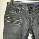Vigoss The Jagger Super Skinny Black Jeans With Zippers Size 27 Photo 5