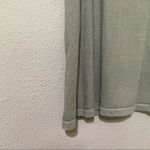 Free People  Green Long Sleeve Mock Neck Tee Shirt XS Sage Oversized Thermal Photo 3