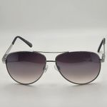 Foster Grant  Asher Silver & Black Aviator Sunglasses Photo 4