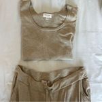Women's Tan 2 Piece Lounge Set Size XL Photo 1