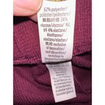Victoria's Secret  Lounge Pants Womens L Ribbed Knit Wide Leg Burgundy‎ Casual Photo 5
