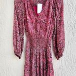 A.L.C Sari Silk Floral Long Sleeve V Photo 0