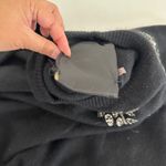 In Charge Vintage 90s Embellished Sweater Angora Lambswool Sequin Floral Black Women Large Photo 7