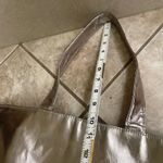 Disney Parks gold glitter Mickey Mouse Tote Bag Faux Leather Sparkle Purse Silver Photo 11