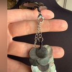 Vintage NOS seashell chunky choker necklace Black Photo 7