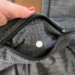 Lululemon Speed Up Mid Rise Tight 28” Luon Variegated Knit Black Heathered 4 EUC Photo 4