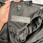 Lulus Signature Elegance Black Satin One Shoulder Maxi Dress Gown S Glam Gala Photo 12